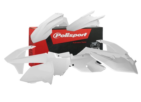 90680 POLISPORT complete white mx body kit