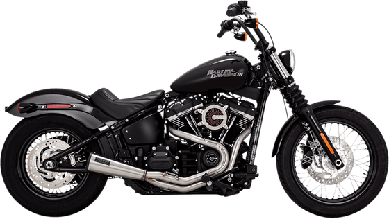 27623 VANCE & HINES stainless steel 2-into-1 upsweep exhaust system