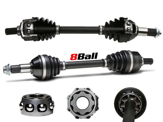 AB8-KW-8-137 All Balls 8 ball axle