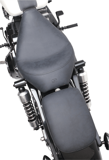 SADDLEMEN brushed solo pillion pad for rear seat - black