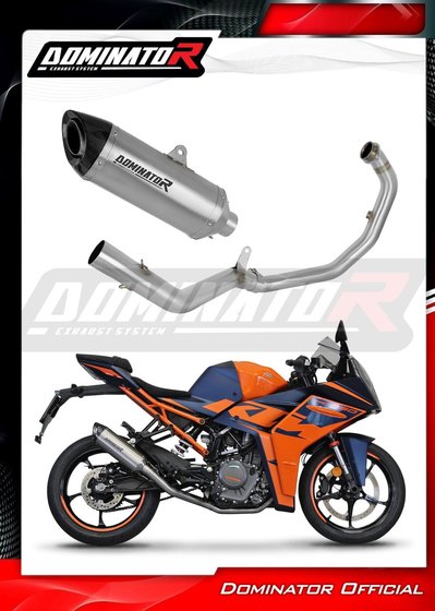 KT074DFSF Dominator full exhaust system silencer hp8 + db killer