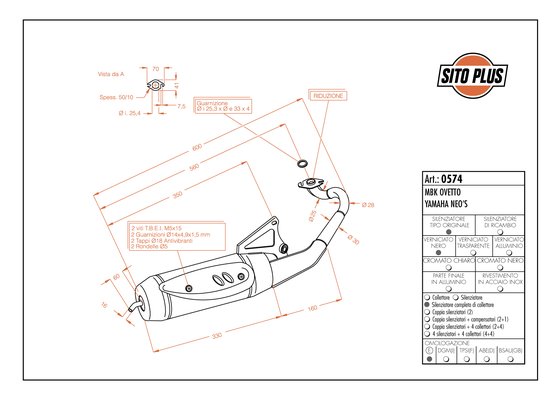 0574 SITO sitoplus exhaust