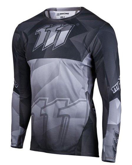 111 RACING moto shirt 111.1 - thunder gray