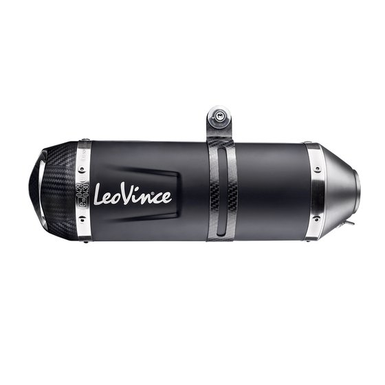 14385EBK LEOVINCE lv one evo black edition stainless steel exhaust system