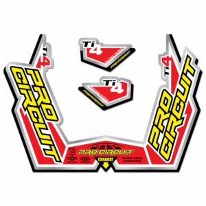 PRO CIRCUIT ti-4 gp exhaust sticker kit