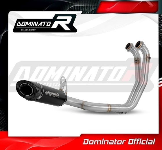 AP041DFBL-S Dominator full exhaust system silencer hp8 black