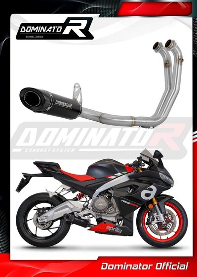 AP041DFBL-S Dominator full exhaust system silencer hp8 black