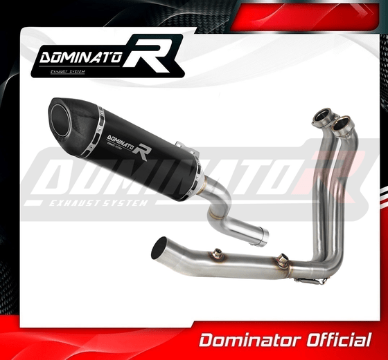 BW114DFBLFS-S Dominator full exhaust system silencer hp5 black