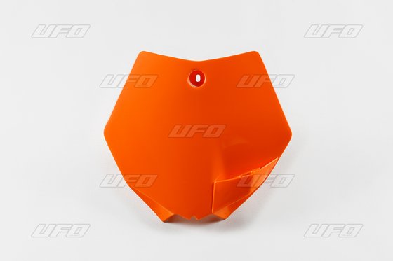 650-4008-127 UFO ufo front number plate ktm65 09-15 orange 127