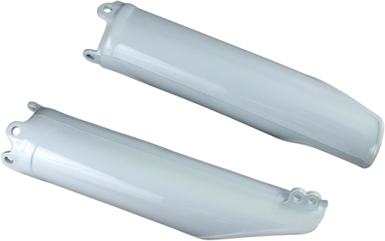 HO04640-041 UFO fork slider protectors white for honda crf450r/rx