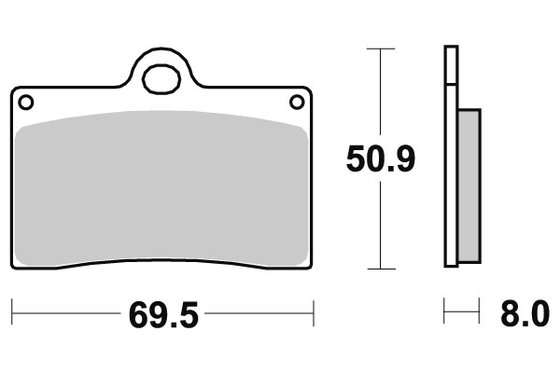 566HF SBS brake pads