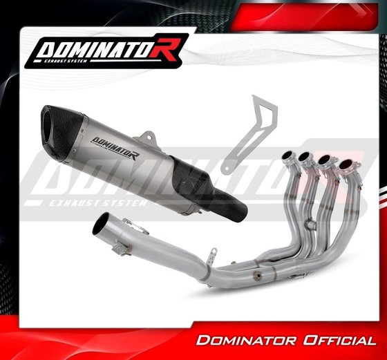 YA079DFT Dominator full exhaust system race hp6 titanium + db killer medium