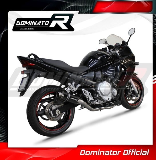 SU067DFSCBL Dominator full exhaust system collector silencer gp1 black + db killer