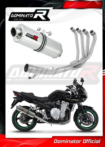 SU103DA-S Dominator full exhaust system silencer ov