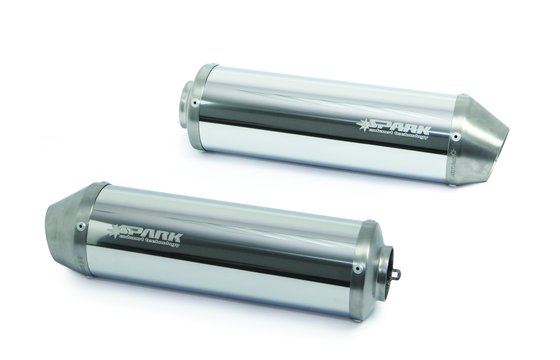 GDU0826IOM SPARK round stainless steel mufflers for ducati monster 696/796/1100