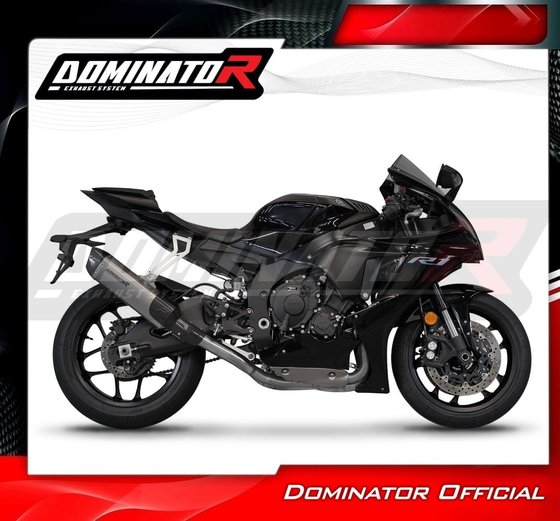 YA067DFT Dominator full exhaust system race hp6 titanium + db killer medium