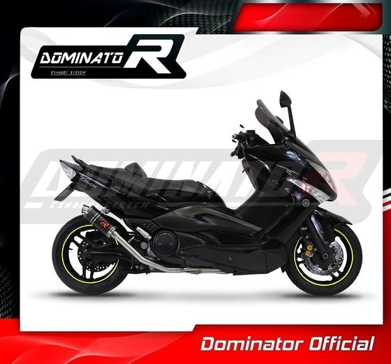 YA135DCBL-S Dominator full exhaust system silencer gp1 black