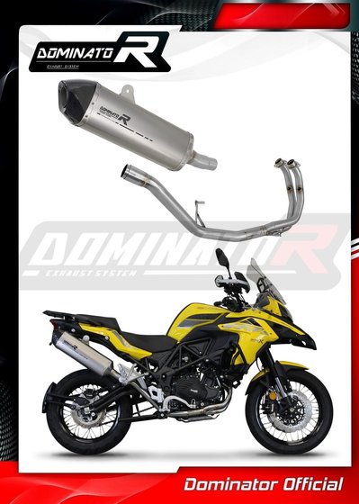 BE001DFT-S Dominator full exhaust system silencer titanium hp7