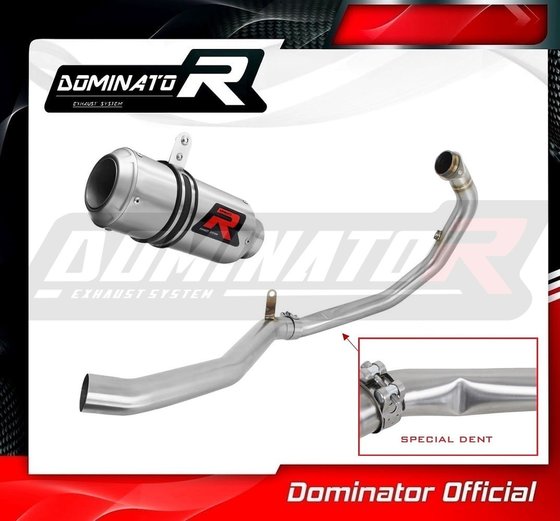 KT064DC-S Dominator full exhaust system silencer gp