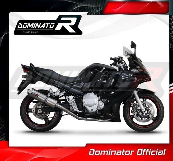 SU067DFSA Dominator full exhaust system collector silencer ov + db killer