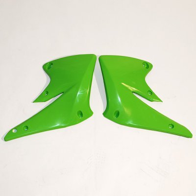 KA03756#026 UFO green radiator covers for kawasaki kxf250 (2004-2005)