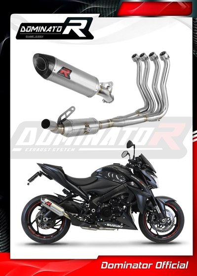 SU101DEXF-S Dominator full exhaust system ex silencer hp8