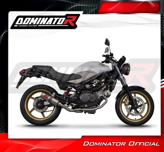 HO115DC Dominator full exhaust system collector silencer gp + db killer