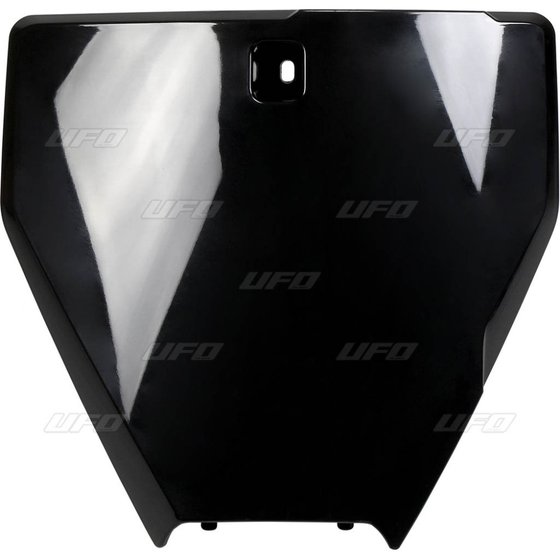 HU03367#001 UFO front number plate - black