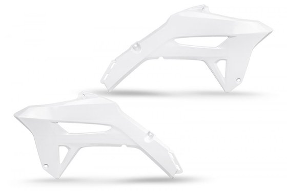 HO05605#041 UFO white radiator covers for crf 450