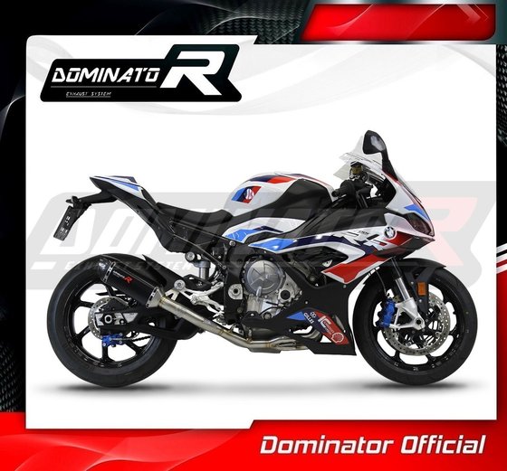 BM105DFBL-S Dominator full exhaust system silencer hp6 black