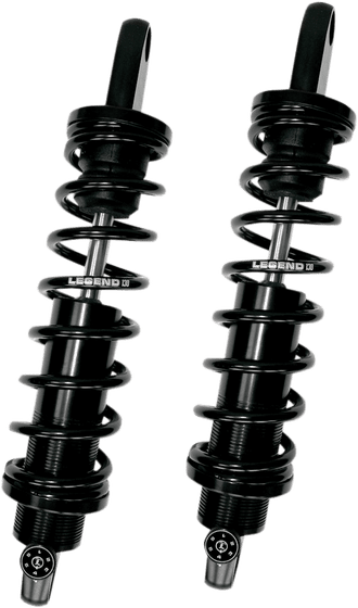 1310-1099 LEGEND SUSPENSION revo-a rear shocks - heavy duty black (14")