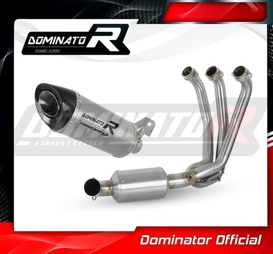 YA145DFTEX-S Dominator full exhaust system silencer titanium hp8 ex