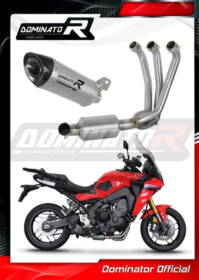 YA145DFTEX-S Dominator full exhaust system silencer titanium hp8 ex