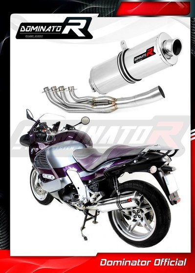 BW079DA-S Dominator exhaust full system manifold silencer oval