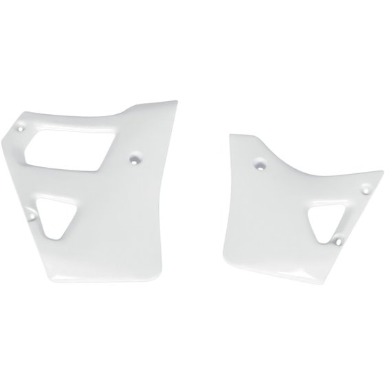 YA02815#046 UFO white radiator covers for yamaha yz125/250/360