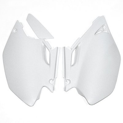 YA03866#046 UFO white side panels for yamaha wr250/450f