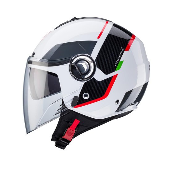 CABERG open face helmet with blend visor