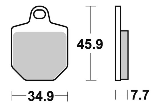 843RSI SBS brakepads racing sintered