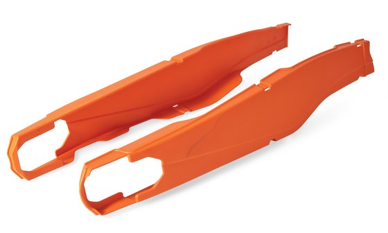 8456500002 POLISPORT orange swingarm protectors