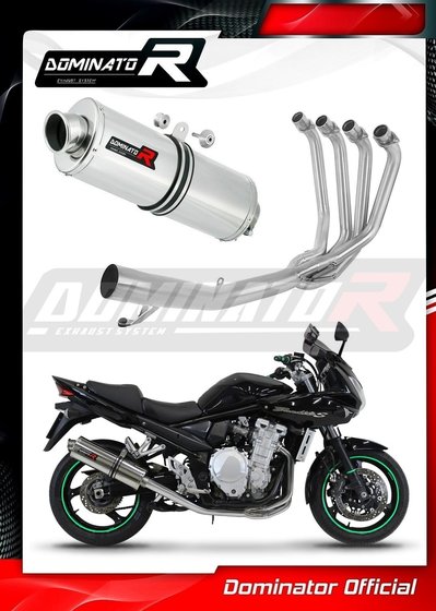 SU104DA-S Dominator full exhaust system silencer ov