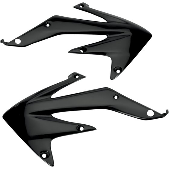 HO04600#001 UFO black radiator covers for honda crf450x