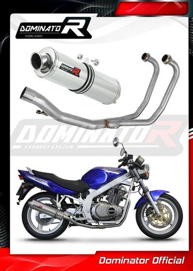 SU074DFSST-S Dominator full exhaust system silencer st