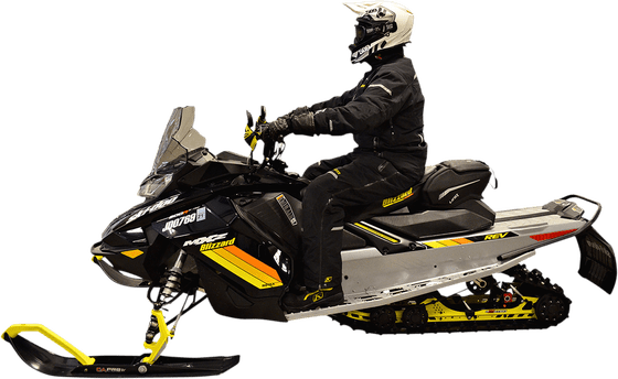 13621 POWERMADD 14 inch low windshield for snowmobiles