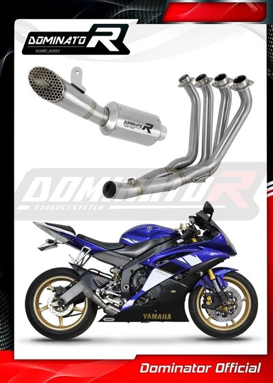 YA143DD Dominator full exhaust system silencer gp3 ex