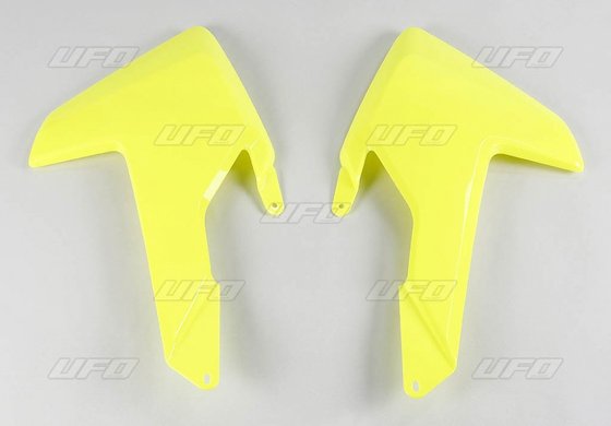 HU03365#DFLU UFO fluorescent yellow radiator covers for husqvarna tc/te/fc/fe (2016-2018)