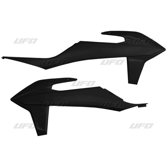 KT04092#001 UFO black radiator covers for sx/sxf 19-22