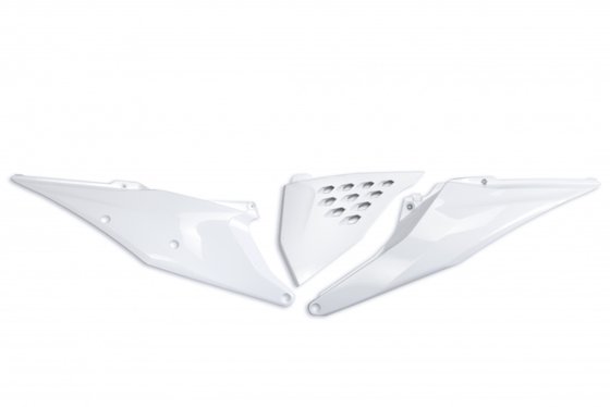 KT05004#042 UFO vented body panel for ktm 19- white