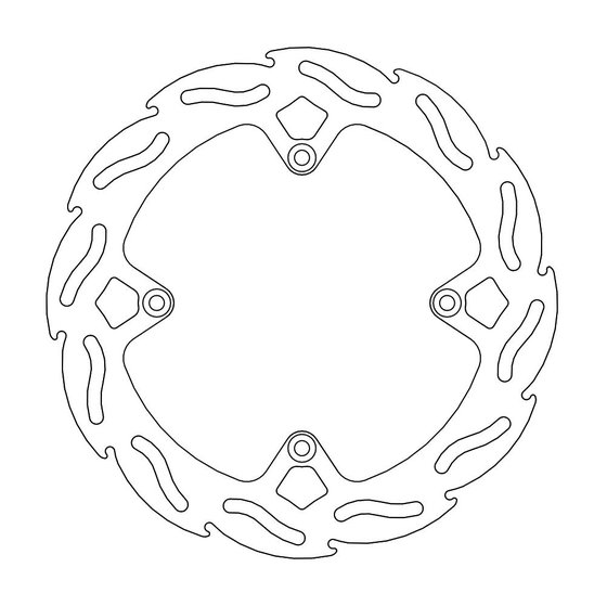 M110516 MOTO-MASTER flame brake disc