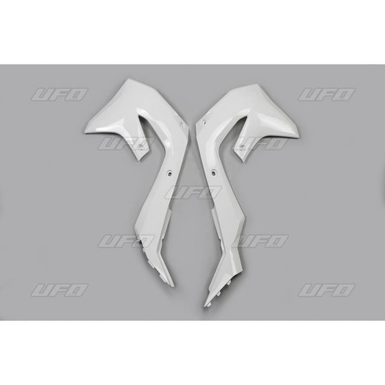 KA04751#047 UFO white radiator covers for kx450f 2019