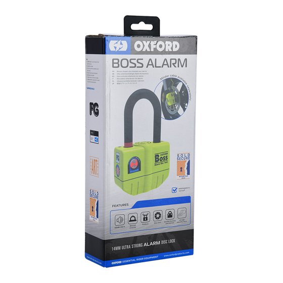 OXFORD boss alarm disc lock (14mm)